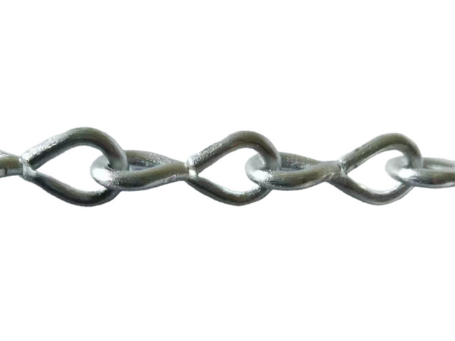 2/0 Double Loop Chain – 15ft Powder-Coated Steel Chain For Swings, Gates, Tie-Outs, 255lb Capacity (Green)